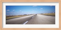 Framed Runway at an airport, Philadelphia Airport, New York State, USA
