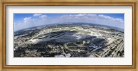 Framed Aerial view of an airport, Midway Airport, Chicago, Illinois, USA