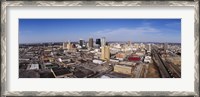 Framed Aerial view of a city, Birmingham, Alabama, USA