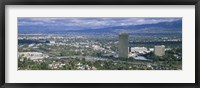 Framed High angle view of a city, Studio City, Los Angeles, California