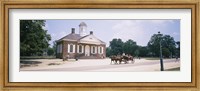 Framed Carriage moving on a road, Colonial Williamsburg, Williamsburg, Virginia, USA