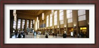 Framed Group of people at a station, Philadelphia, Pennsylvania, USA