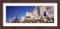 Framed Hotel in a city, Aladdin Resort And Casino, The Strip, Las Vegas, Nevada, USA