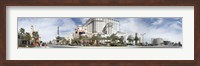 Framed Clouds over buildings in a city, Digital Composite of the Las Vegas Strip, Las Vegas, Nevada, USA