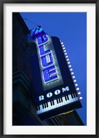 Framed Blue Room Jazz Club, 18th & Vine Historic Jazz District, Kansas City, Missouri, USA