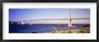 Framed Bridge over an inlet, Bay Bridge, San Francisco, California, USA