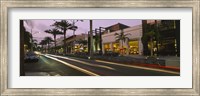 Framed Stores on the roadside, Rodeo Drive, Beverly Hills, California, USA