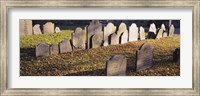Framed Tombstones in a cemetery, Copp's Hill Burying Ground, Boston, Massachusetts