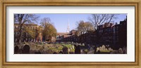 Framed Copp's Hill Burying Ground, Freedom Trail, Boston, Massachusetts