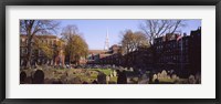 Framed Copp's Hill Burying Ground, Freedom Trail, Boston, Massachusetts