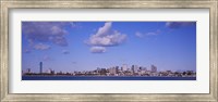 Framed City at the waterfront, Boston, Massachusetts, USA