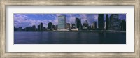 Framed Skyscrapers at East River, New York