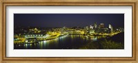 Framed Pittsburgh, Pennsylvania Skyline