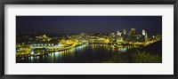 Framed Pittsburgh, Pennsylvania Skyline