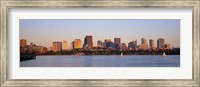 Framed Boston, Massachusetts skyline