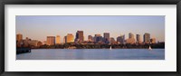 Framed Boston, Massachusetts skyline