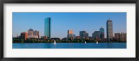 Framed Buildings at the waterfront, Back Bay, Boston, Massachusetts, USA