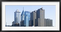 Framed Close up of skyscrapers in Philadelphia, Pennsylvania, USA