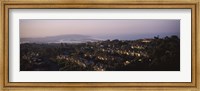 Framed High angle view of buildings in a city, Mission Bay, La Jolla, Pacific Beach, San Diego, California, USA