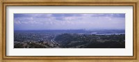 Framed High angle view of a bridge, Coronado Bridge, San Diego, California, USA