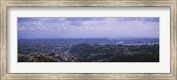 Framed High angle view of a bridge, Coronado Bridge, San Diego, California, USA