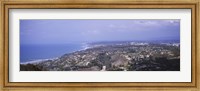 Framed High angle view of buildings on a hill, La Jolla, Pacific Ocean, San Diego, California, USA