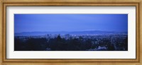 Framed High angle view of buildings in a city, Oakland, California, USA