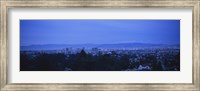 Framed High angle view of buildings in a city, Oakland, California, USA