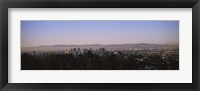 Framed High angle view of a cityscape, Oakland, California, USA