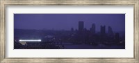 Framed Buildings in a city, Heinz Field, Three Rivers Stadium, Pittsburgh, Pennsylvania, USA