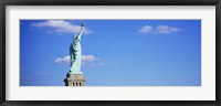 Framed Low angle view of a statue, Statue of Liberty, Liberty State Park, Liberty Island, New York City, New York State, USA