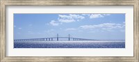 Framed Sunshine Skyway Bridge, Tampa Bay, Florida
