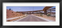 Framed Road passing through a landscape, Phoenix, Arizona, USA