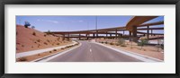 Framed Road passing through a landscape, Phoenix, Arizona, USA