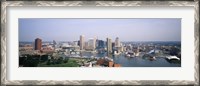 Framed Skyscrapers in a city, Baltimore, Maryland