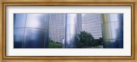 Framed Columns of a building, Downtown District, Houston, Texas, USA