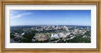 Framed Aerial view of a city, Austin, Travis County, Texas