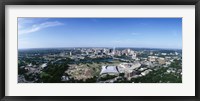 Framed Aerial view of a city, Austin, Travis County, Texas
