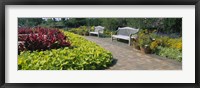 Framed Botanical garden, Circle Garden, Chicago Botanic Garden, Glencoe, Cook County Forest Preserves, Cook County, Illinois, USA