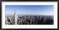 Framed Empire State Building, Manhattan, New York City, New York State, USA