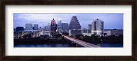 Framed Bridge across a lake, Town Lake, Colorado River, Austin, Texas, USA