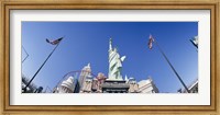 Framed Low angle view of a statue, Replica Statue Of Liberty, Las Vegas, Clark County, Nevada, USA