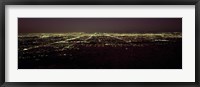 Framed High angle view of a city, South Mountain Park, Maricopa County, Phoenix, Arizona, USA