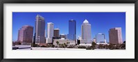 Framed Skyscrapers in a city, Tampa, Florida, USA