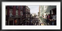 Framed Group of people participating in a parade, Mardi Gras, New Orleans, Louisiana, USA