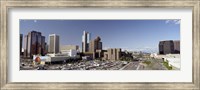Framed Skyscrapers in a city, Phoenix, Maricopa County, Arizona, USA