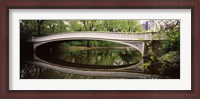 Framed Arch bridge across a lake, Central Park, Manhattan, New York City, New York State, USA