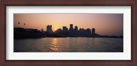 Framed Buildings at the waterfront, Boston Harbor, Boston, Suffolk County, Massachusetts, USA