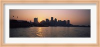 Framed Buildings at the waterfront, Boston Harbor, Boston, Suffolk County, Massachusetts, USA