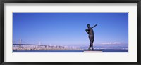 Framed San Francisco Bay, Bay Bridge, San Francisco, California, USA